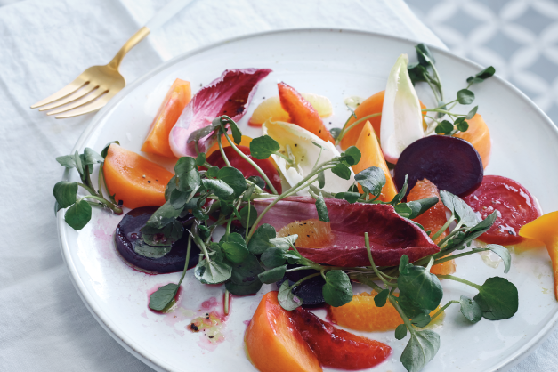 Persimmon, Beet, and Citrus Salad - Simmis™ Fuyu Persimmons Recipe